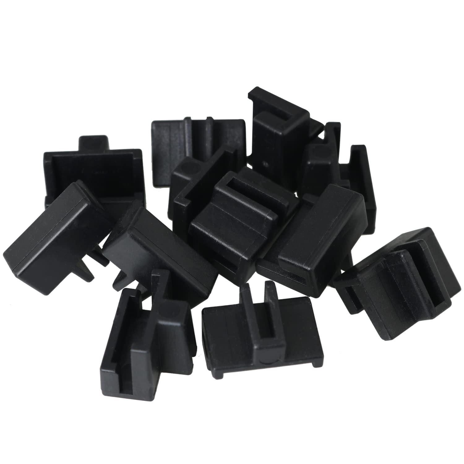 YHXiXi 12PCS File Cabinet Rails Hanging Rail Clips Specialty Black