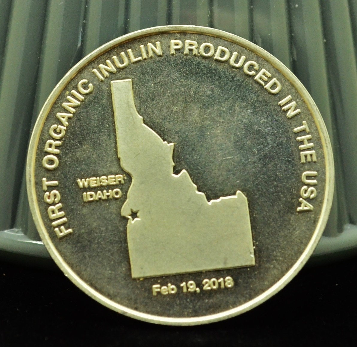 Intrinsic Organics Weiser Idaho Art Round -1 Troy Oz .999 Silver
