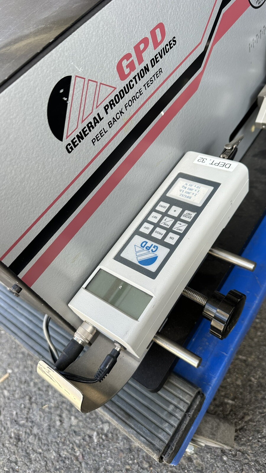 GPD PBFT856VS Peel Back Force Tester