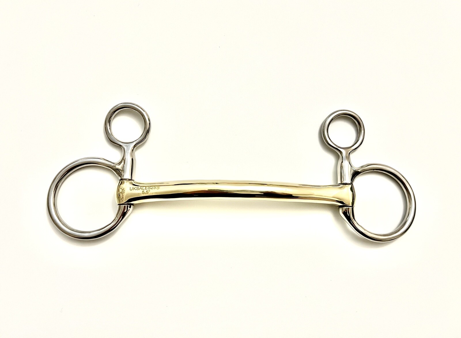 Hanging Cheek Mullen Mouth Snaffle Bit GS & SS (UKSALES25®) *SAME DAY DISPATCH*