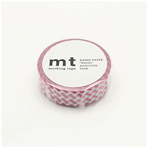 Kamoi Processing Paper Mt 1P Knitted Check Pink MT01D333