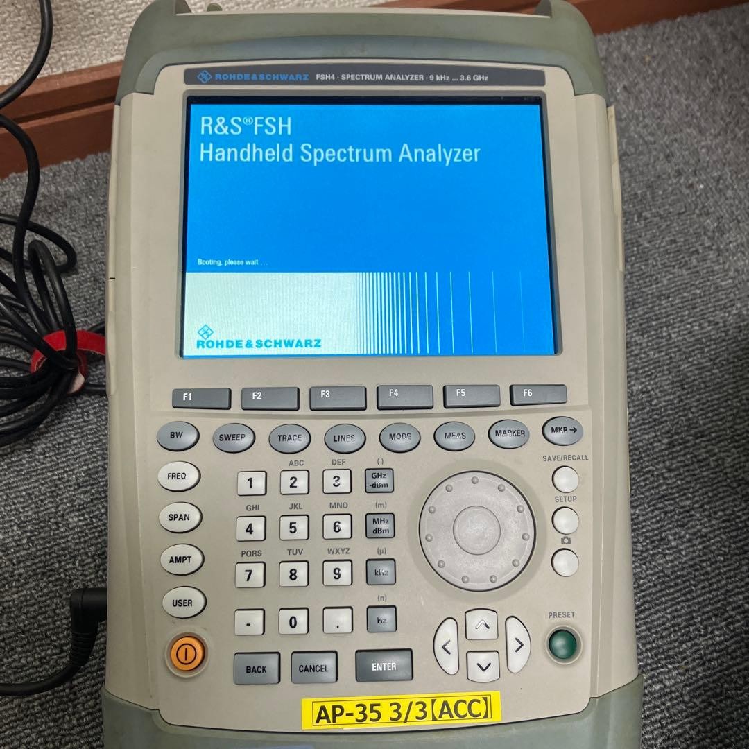 Rohde Schwarz FSH4 Handheld Spectrum Analyzer