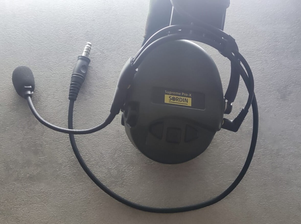 Comms conversion Sordin Supreme Pro-X (straight- Headband version only)
