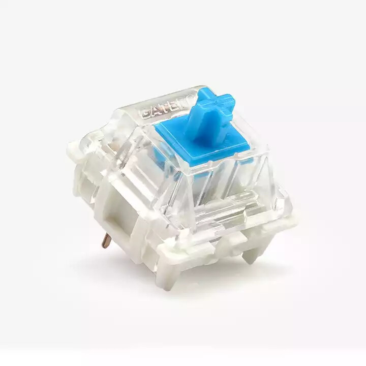 Gateron KS Switches 10pc - Clear Top - 3 pin Blue, Red, Yellow, Brown