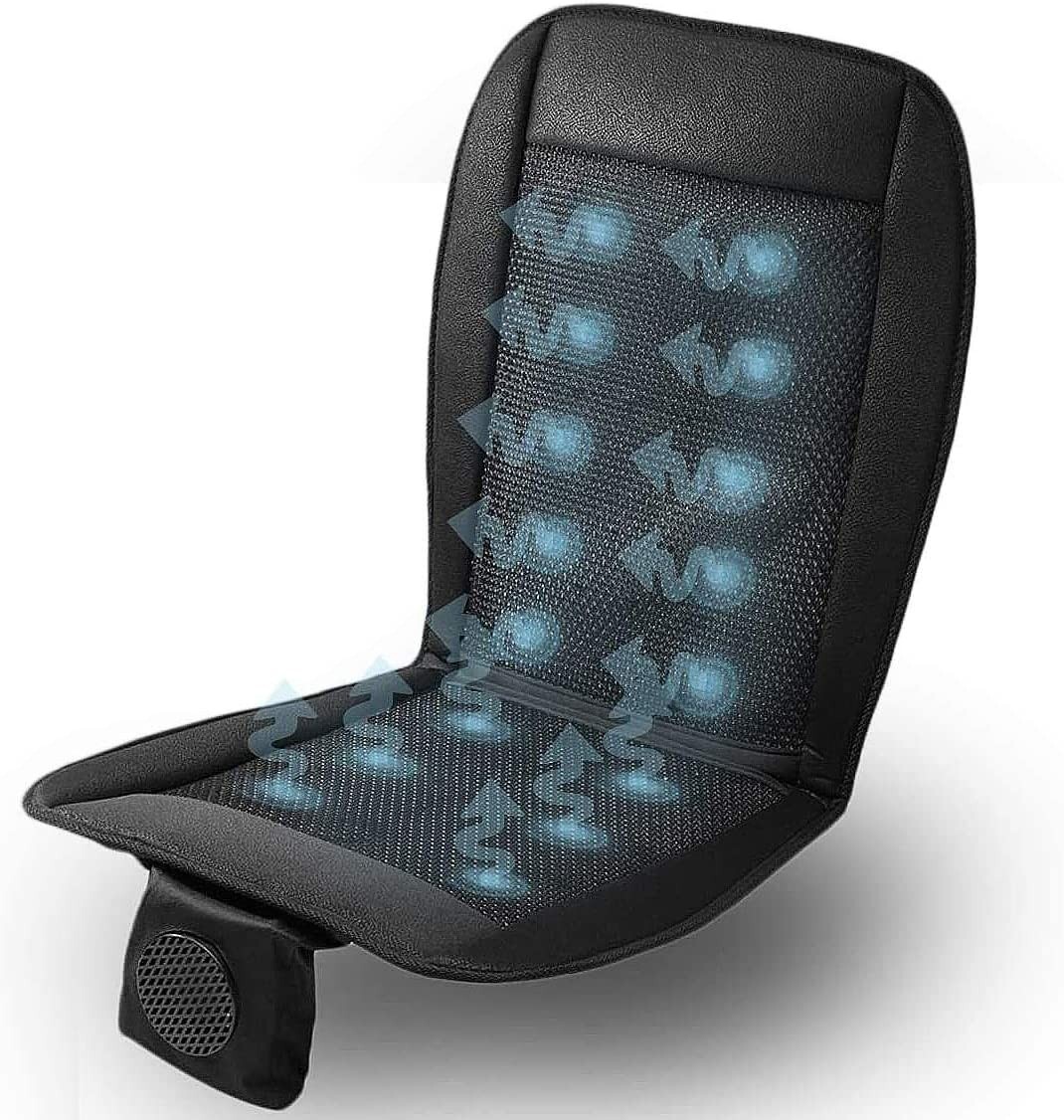 ZoneTech Cooling Car Seat Summer Cushion Cooler Cover 12V Adjustable Temperature