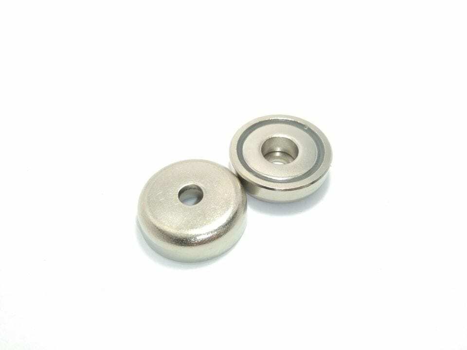 Neodymium Magnet Pot N35 B25 - Price is per magnet