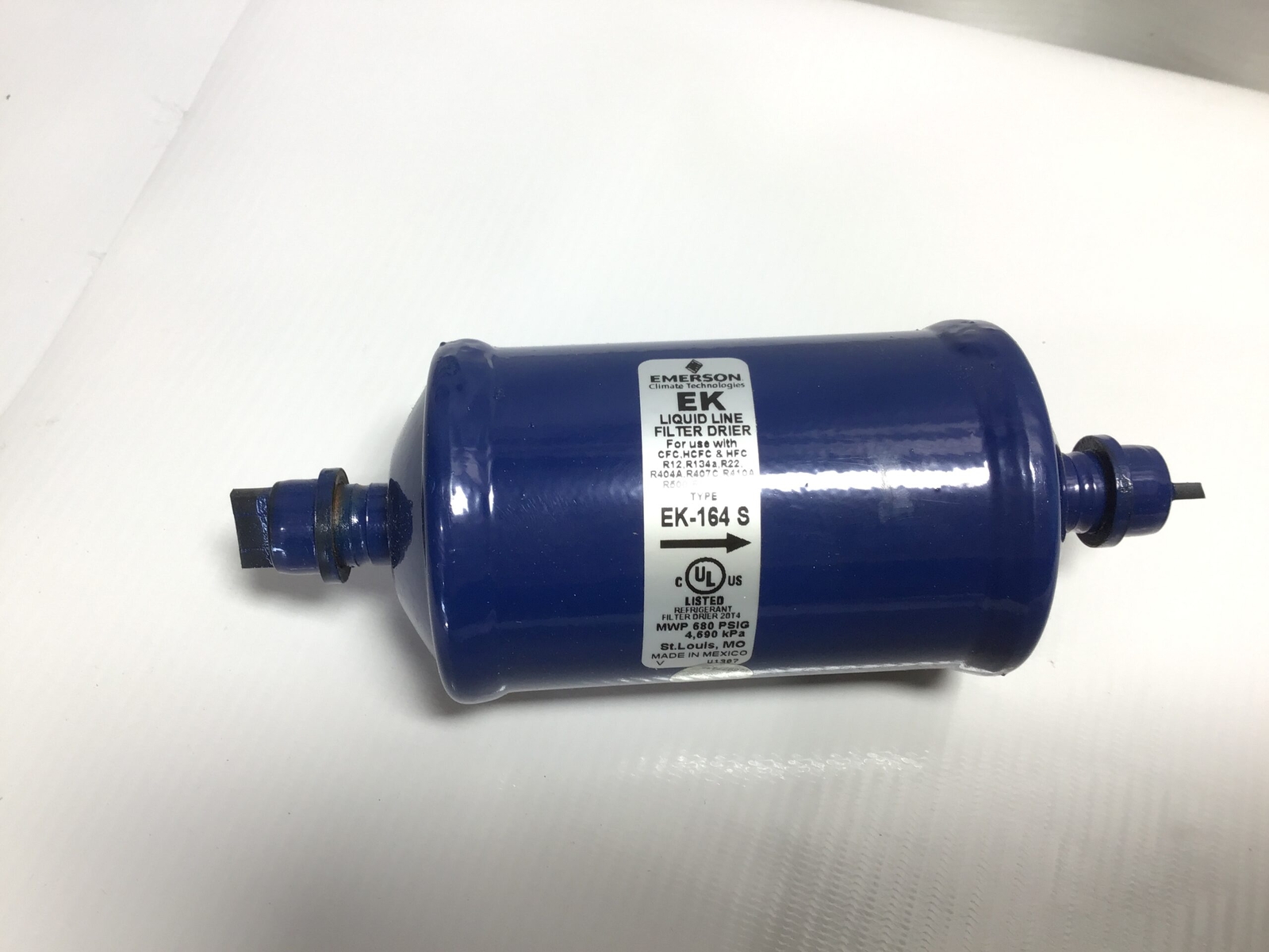 Emerson EK-164 S Liquid Line Filter Drier 1/2" ODF Solder