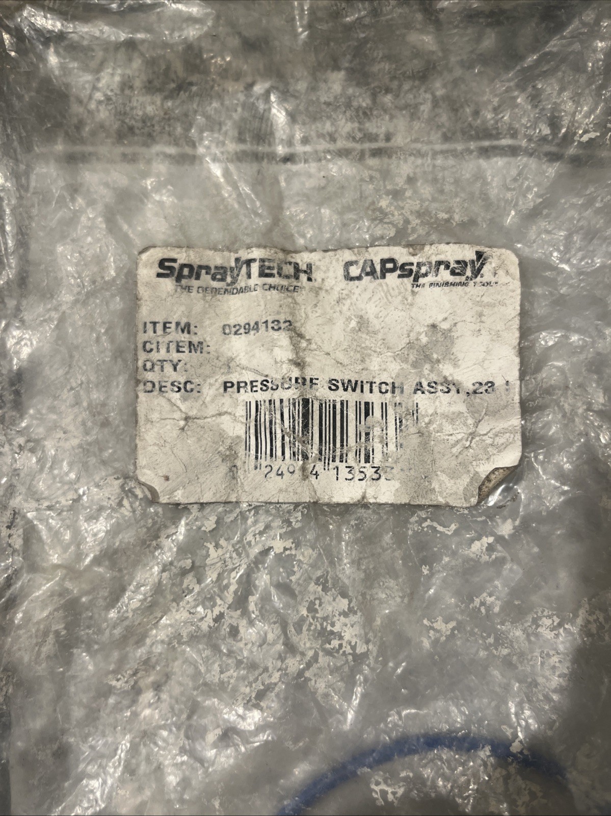 Spraytech Pressure Switch 0294132
