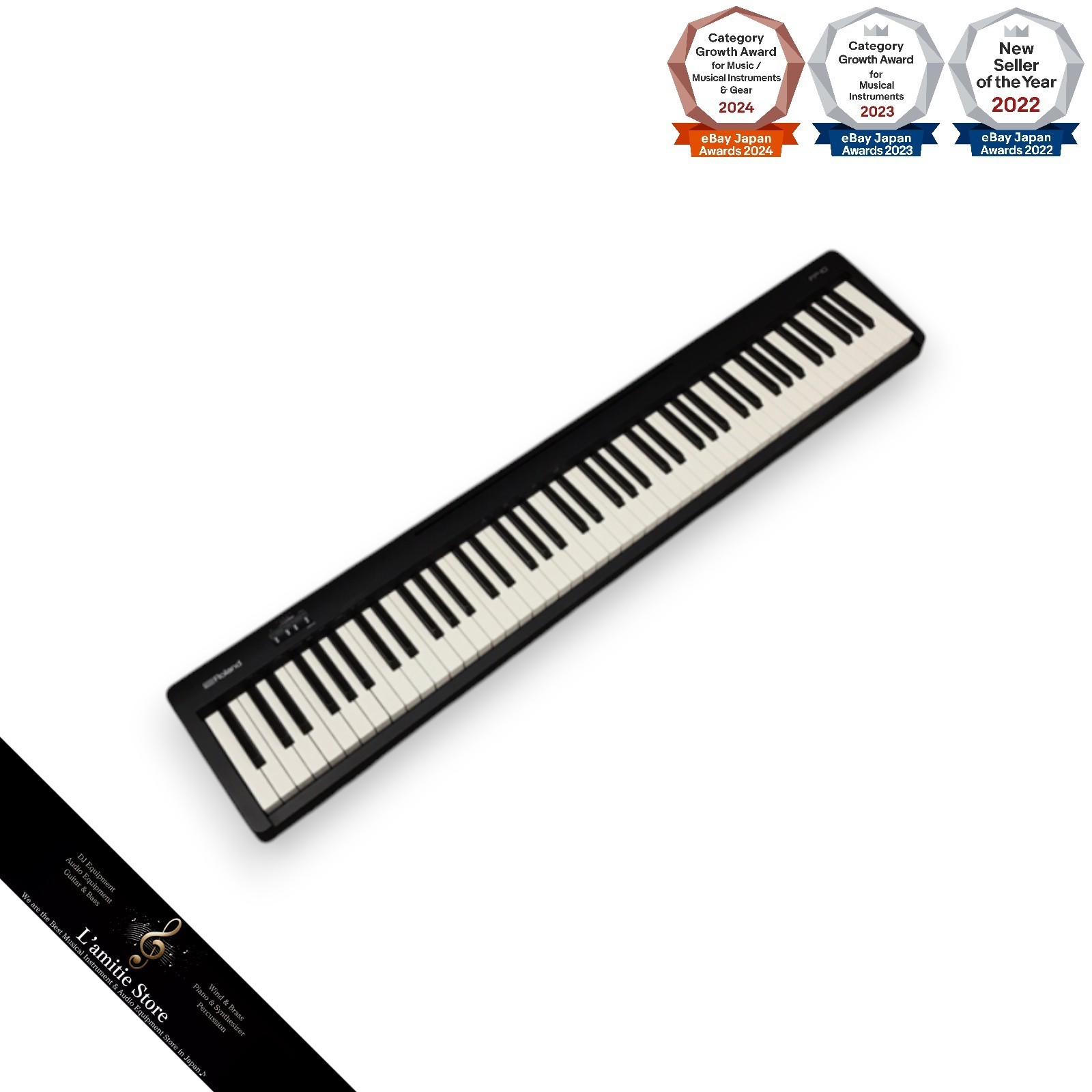 Roland FP-10 BK 88-Key Portable Digital Piano MIDI FP10 Bluetooth FP10BK Japan