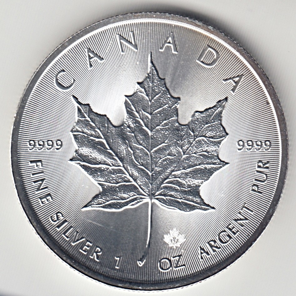 ***🍁🍁2017 $5 Canada 1 oz silver maple leaf 🍁🍁.9999 SILVER ***🍁🍁