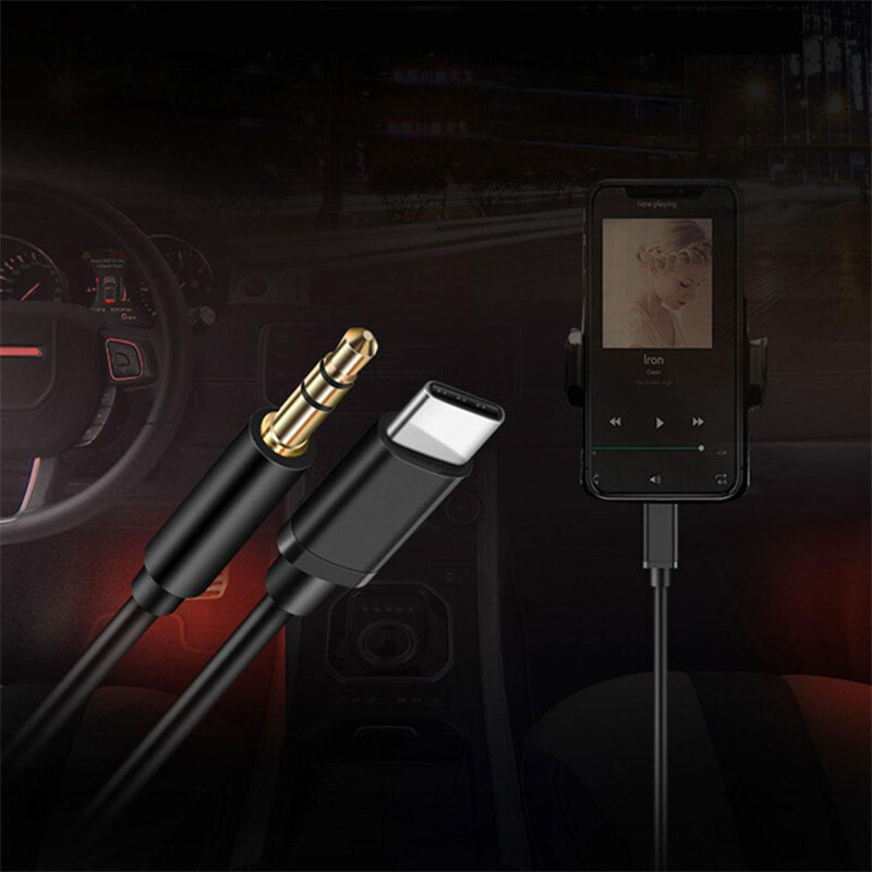 2 PCS For IPhone 15 Pro Max 15 Plus 8 Pin to 3.5mm AUX Audio Car Adapter Cord
