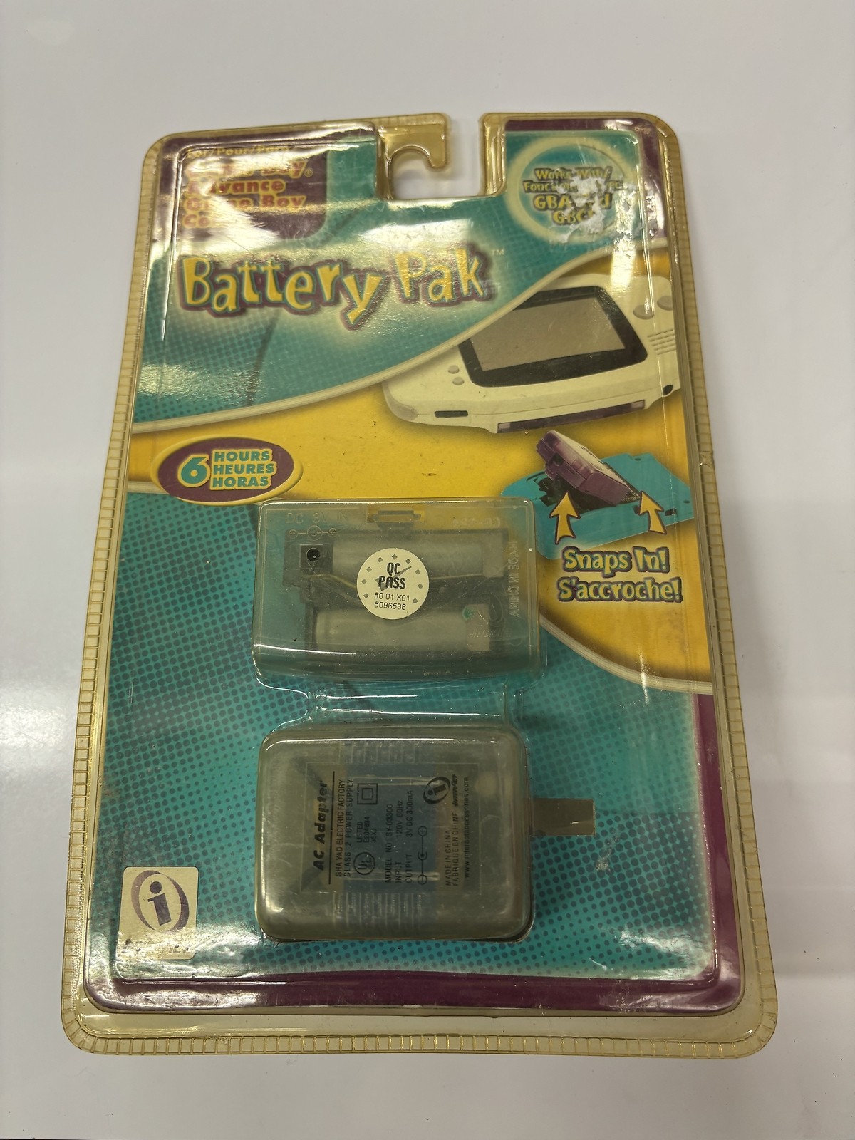 InterAct Game Boy Advance Battery Pak (Iceberg Blue) (Game Boy Advance)