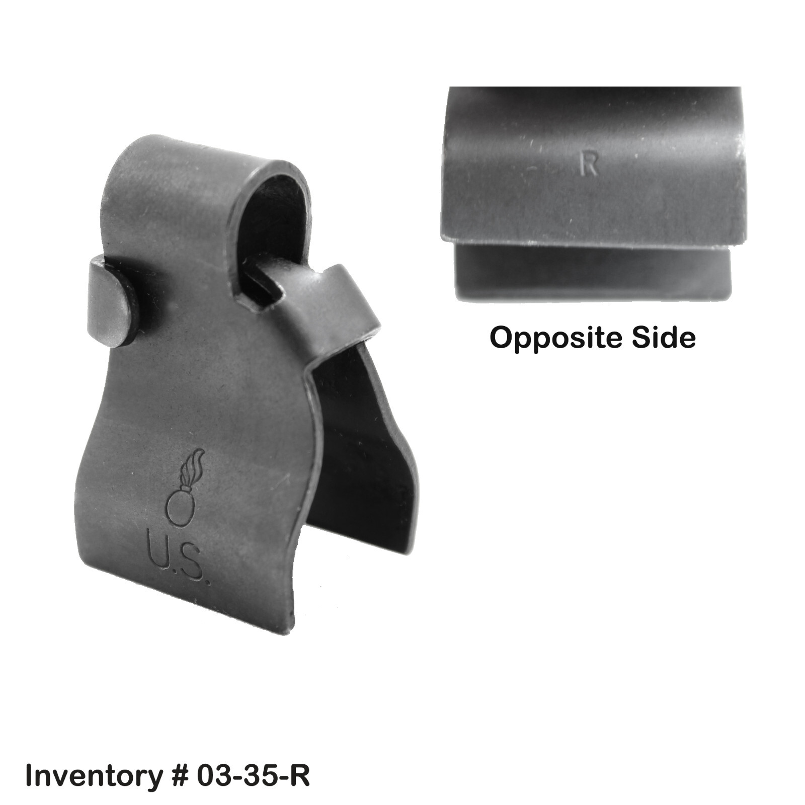 Original M1903 ~ A1 ~ A3 Springfield Rifle Front Sight Cover Remington "US" "R"