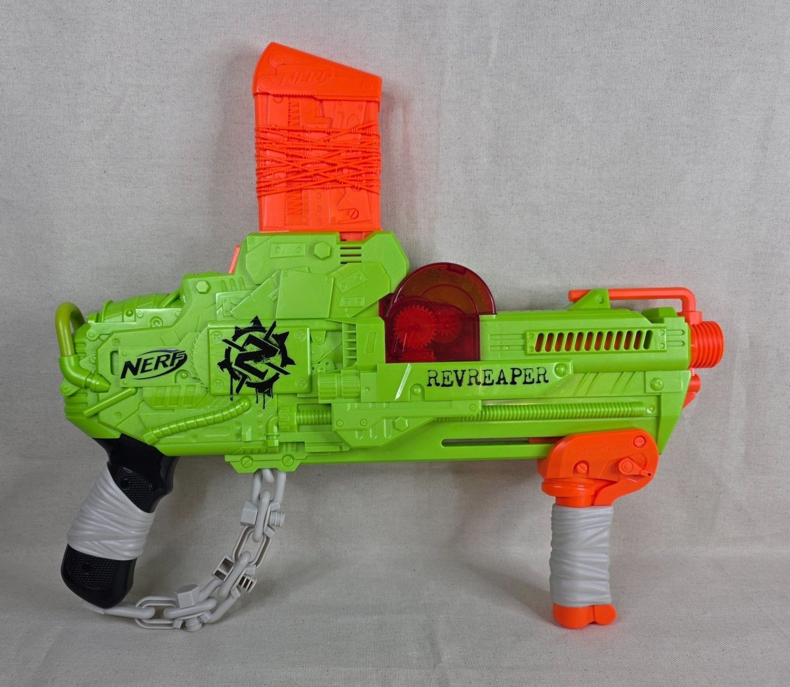 Nerf Zombie Strike RevReaper Blaster – Tested, No Darts - 2018 Release