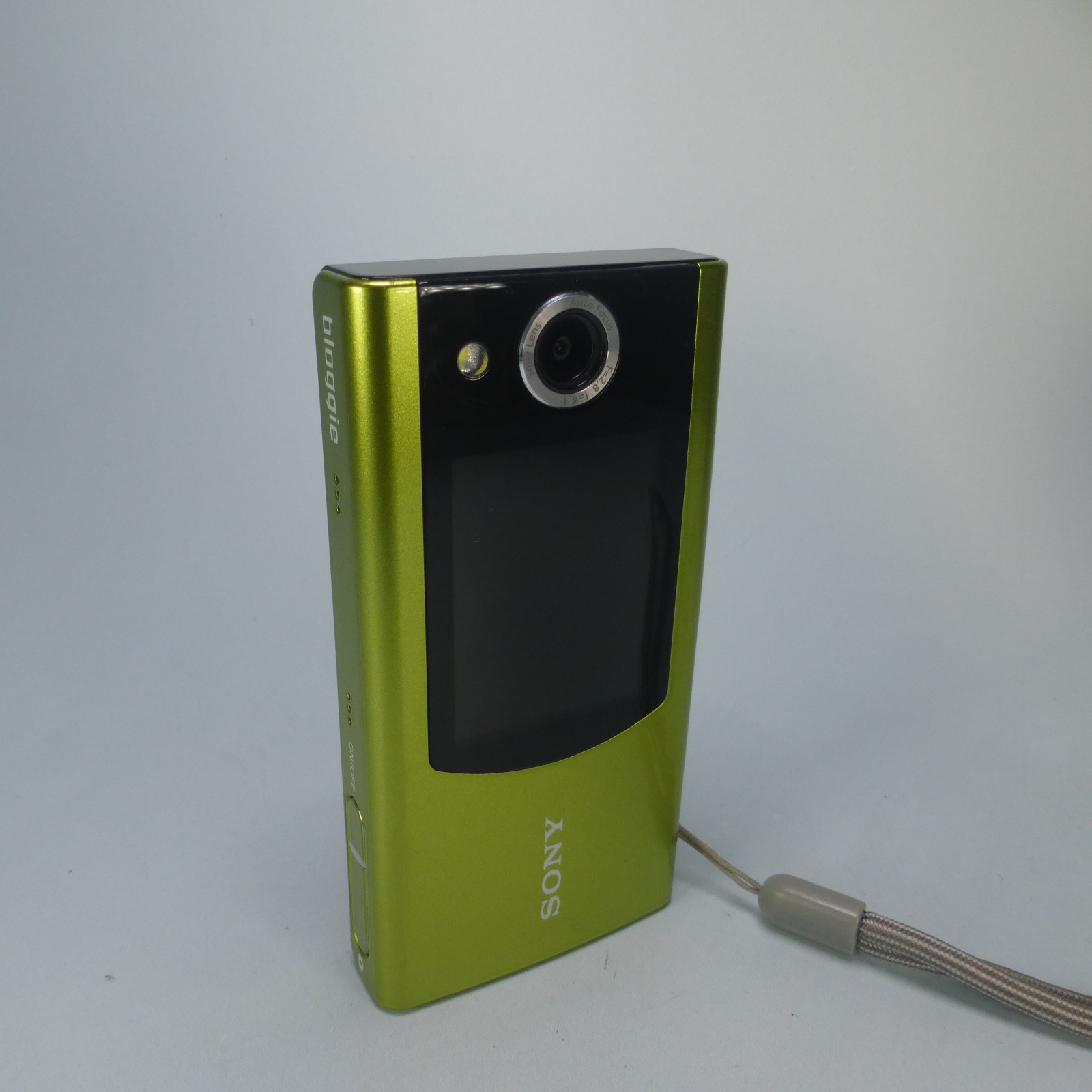 Sony Bloggie MHS-FS2 Handheld HD Selfie Screen Camcorder Green Tested