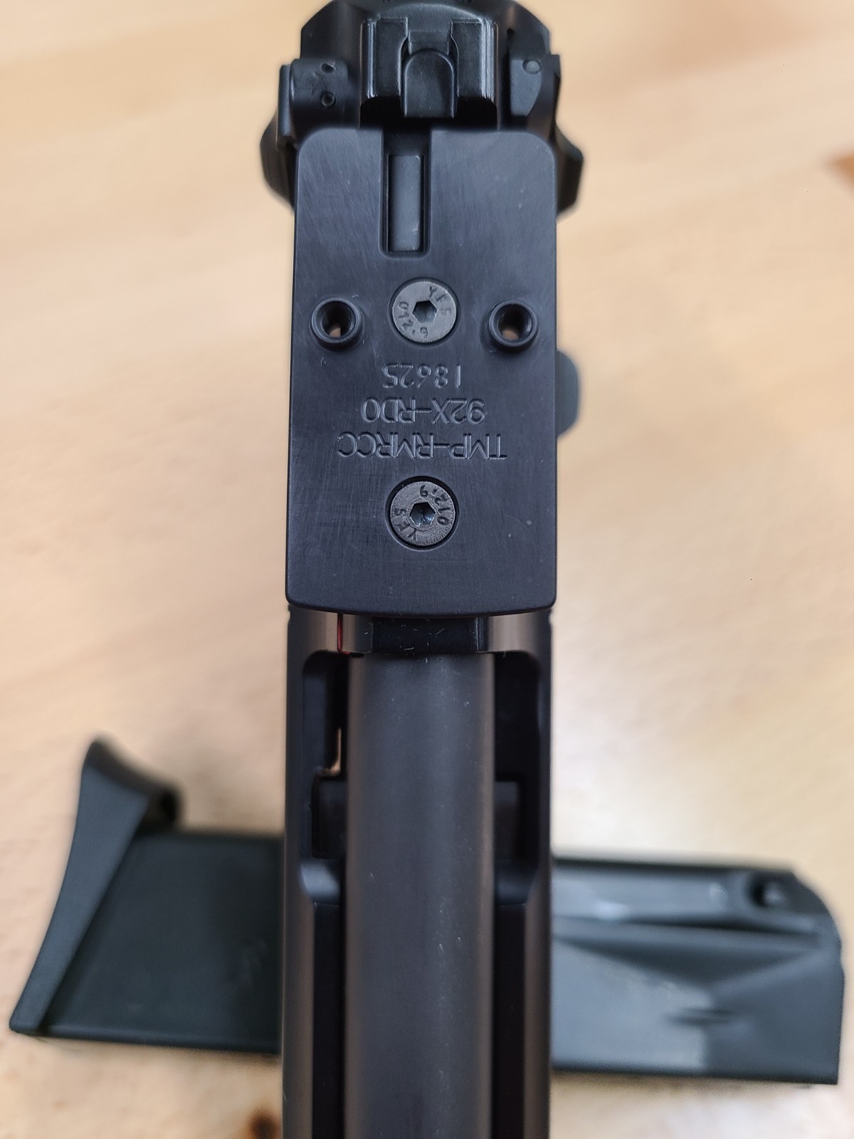 TRIJICON RMRcc RED DOT SIGHT MOUNT PLATE FOR BERETTA 92X RDO, MADE IN USA