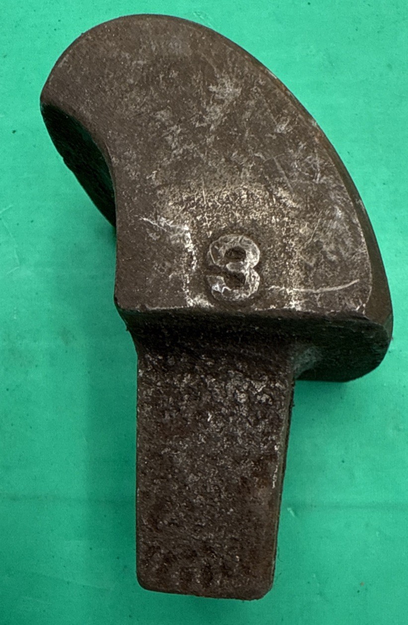 HALF-MOON. STAKE ANVIL HARDY TOOL Blacksmith Tool 3/4” Square Shank