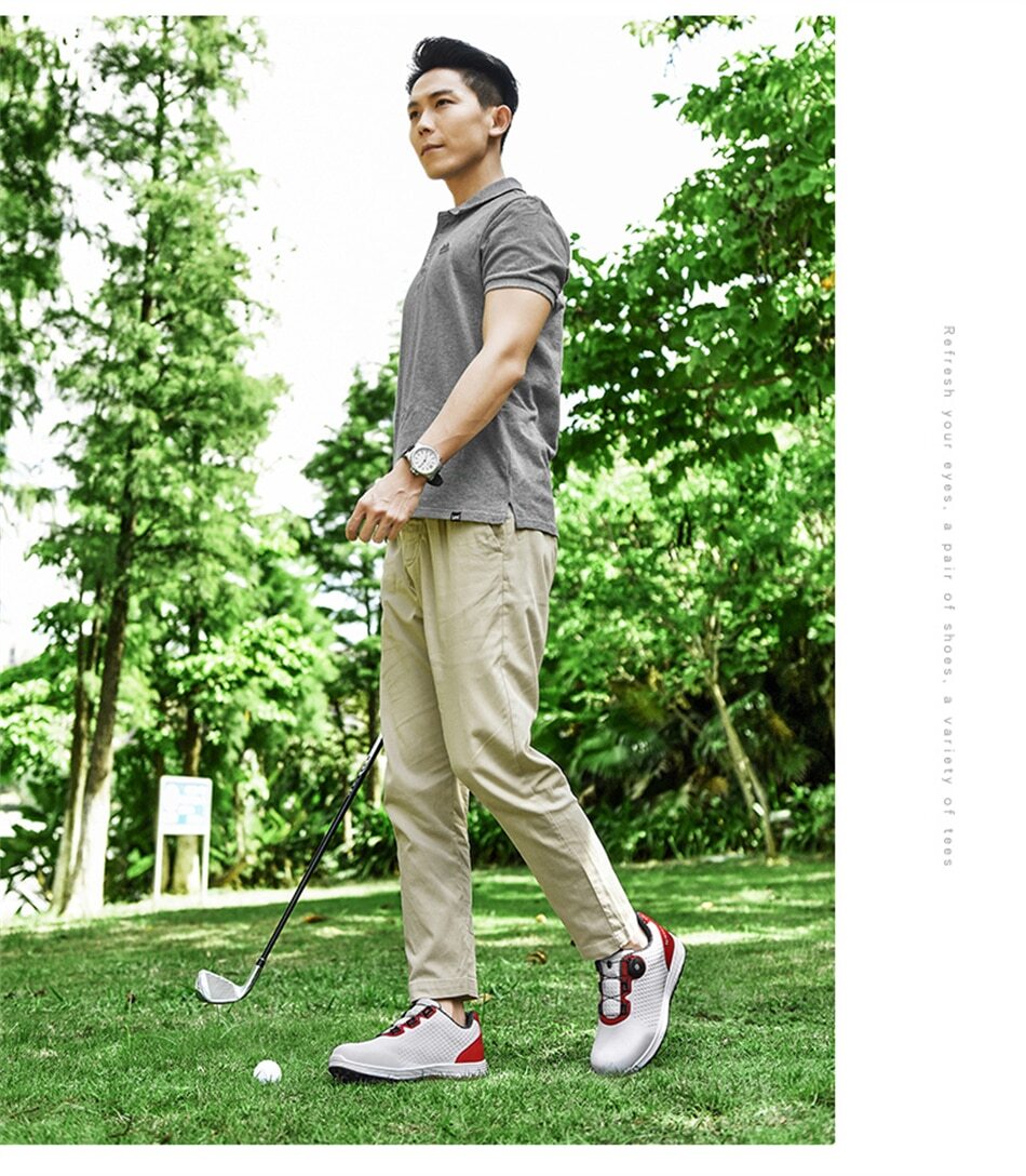 Professional Golf Shoes Outdoor Waterproof Golf Sneakers Non-Slip Walking Shoes