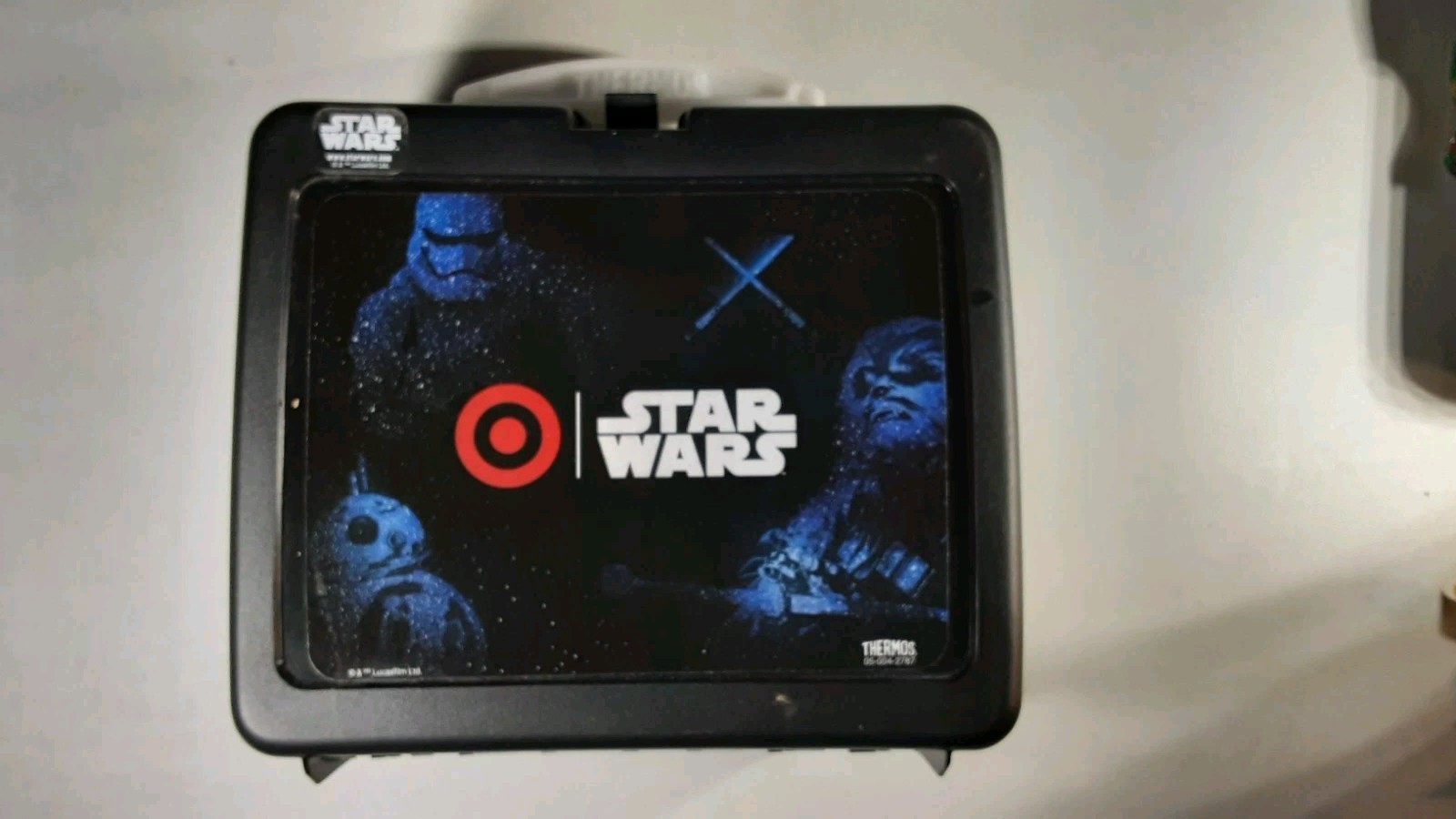 STAR WARS + Target Exclusive Black Plastic Lunch Box 2015 By Thermos