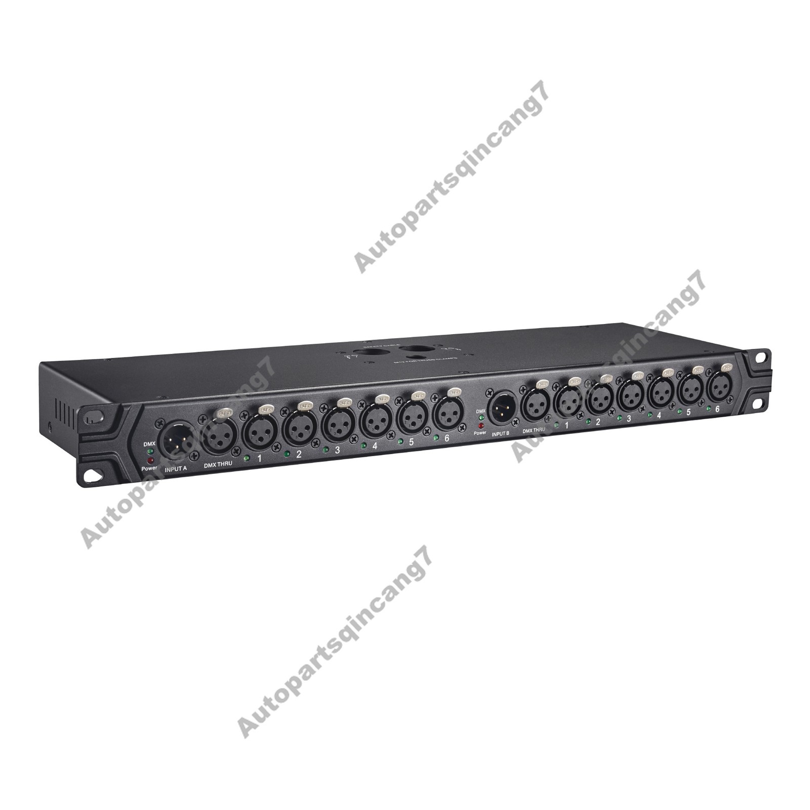 12 Ch Isolated Splitter Amplifier 2 in 12 Out Dmx Distributor for stage lighting
