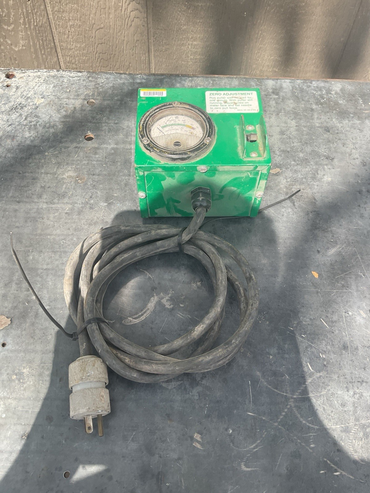 Greenlee Cable Puller Force Gauge