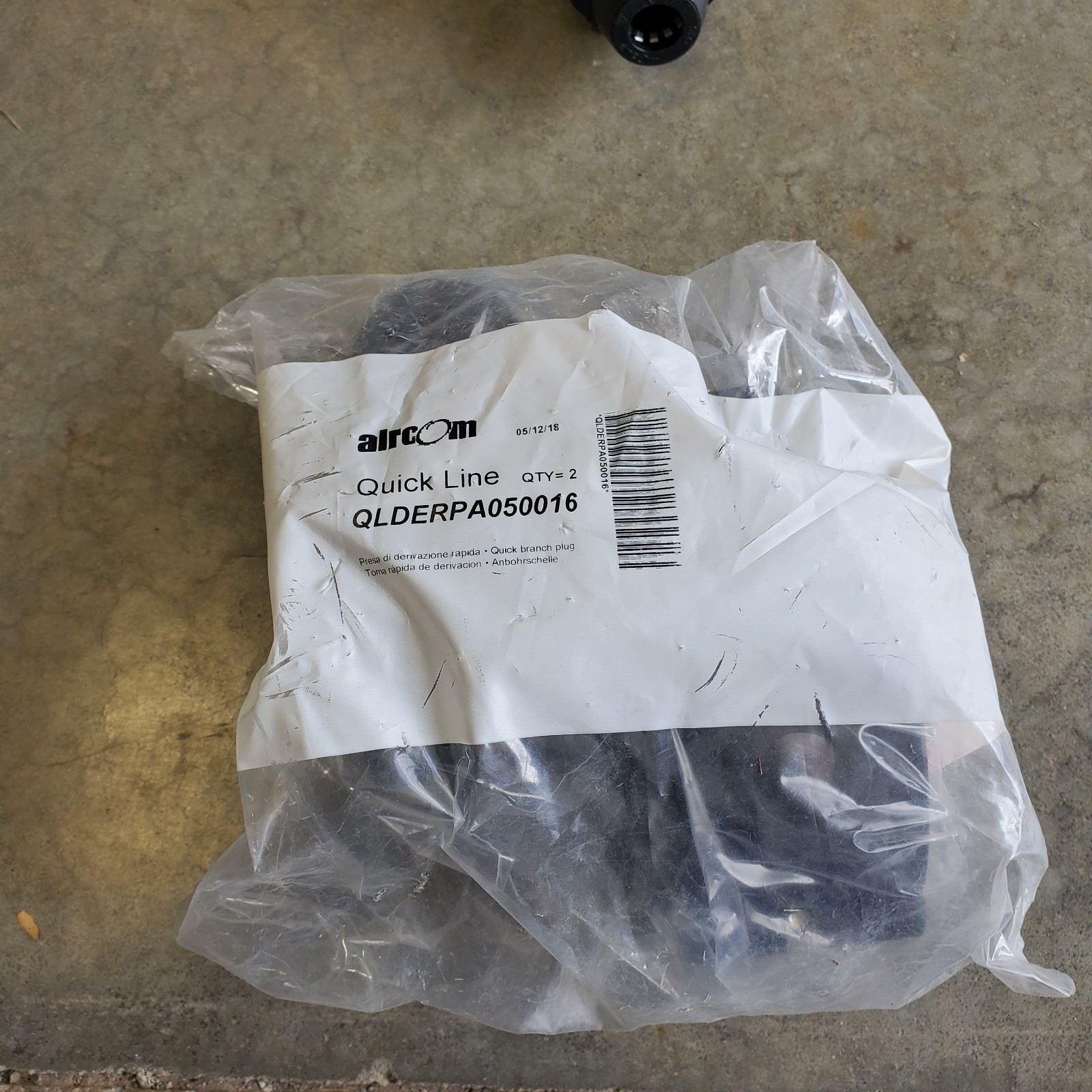 Aircom Quick Line QLDERPA050016 QSaddle Branch Tube Fitting 50MM X 16MM lot of 2