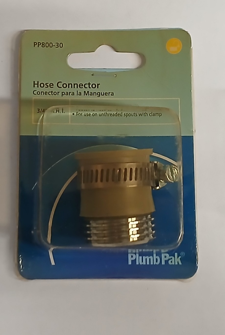 PLUMB PAK PP800-30 FAUCET AERATOR MALE ADAPTER 3/4" HOSE CONNECTION