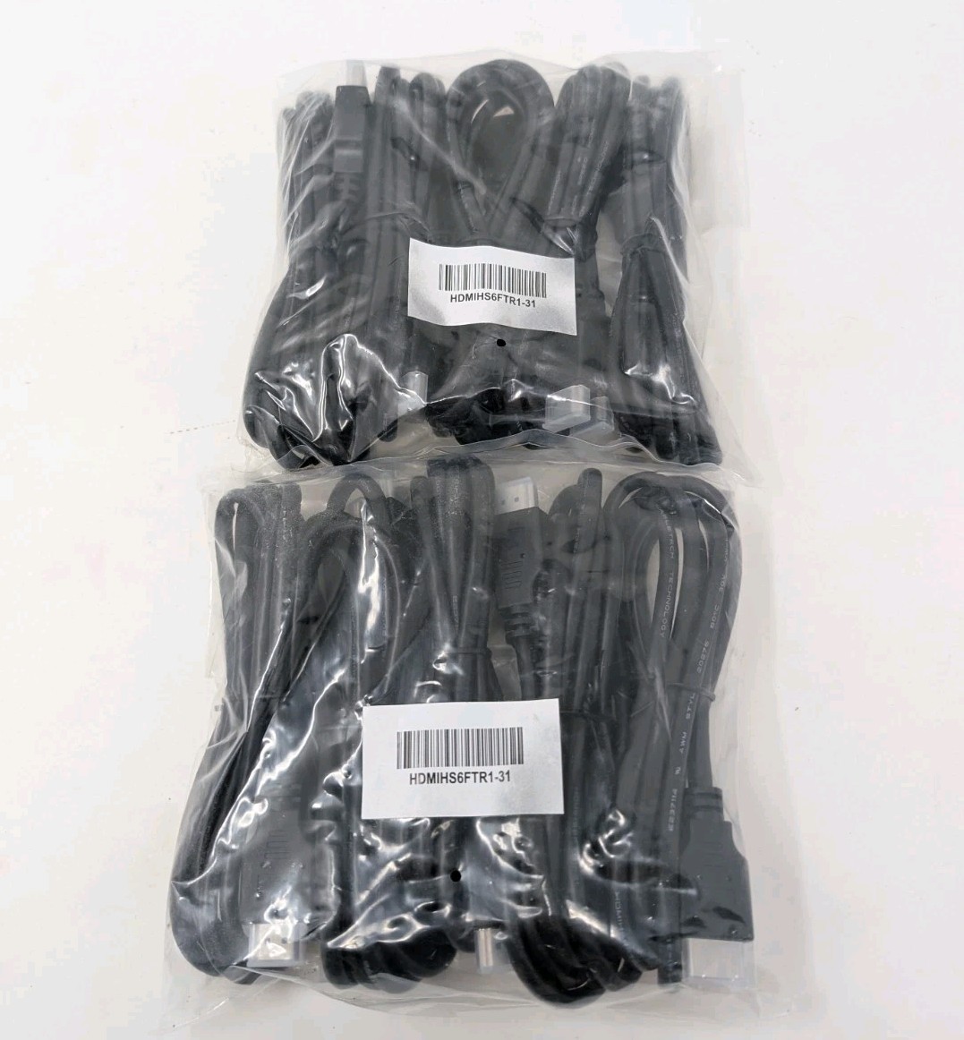 Set Of 10 - 6' FT. Cabletech Technology High Speed HDMI Cables 70" E237114