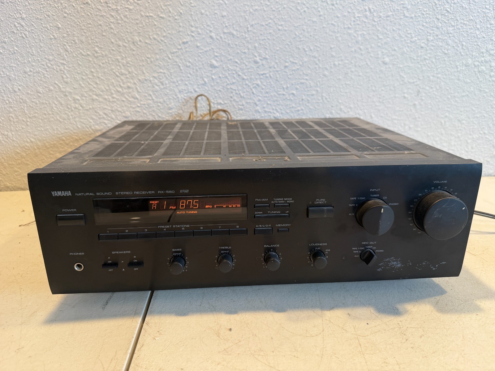 Vintage Yamaha RX-550 Stereo Receiver