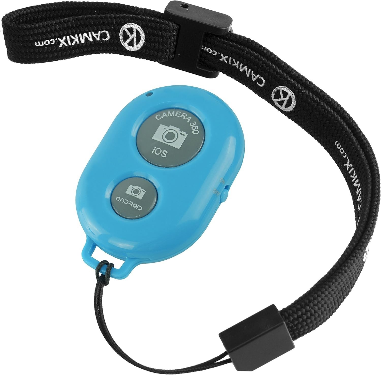 Bluetooth Camera Shutter Remote for Effortless Selfies and Group Shots - Blue