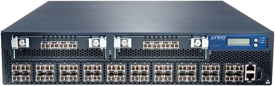 Juniper EX4500-40F-VC1-FB 40-Port 1/10G SFP+ Switch Chassis, 1 Year Warranty