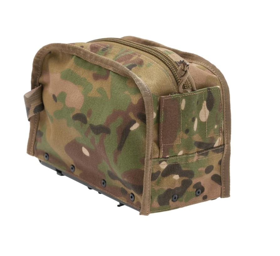PK/PKM Soft Ammo Box 100rnd Multicam Cordura 1000D Tactical Pouch - Free Patch