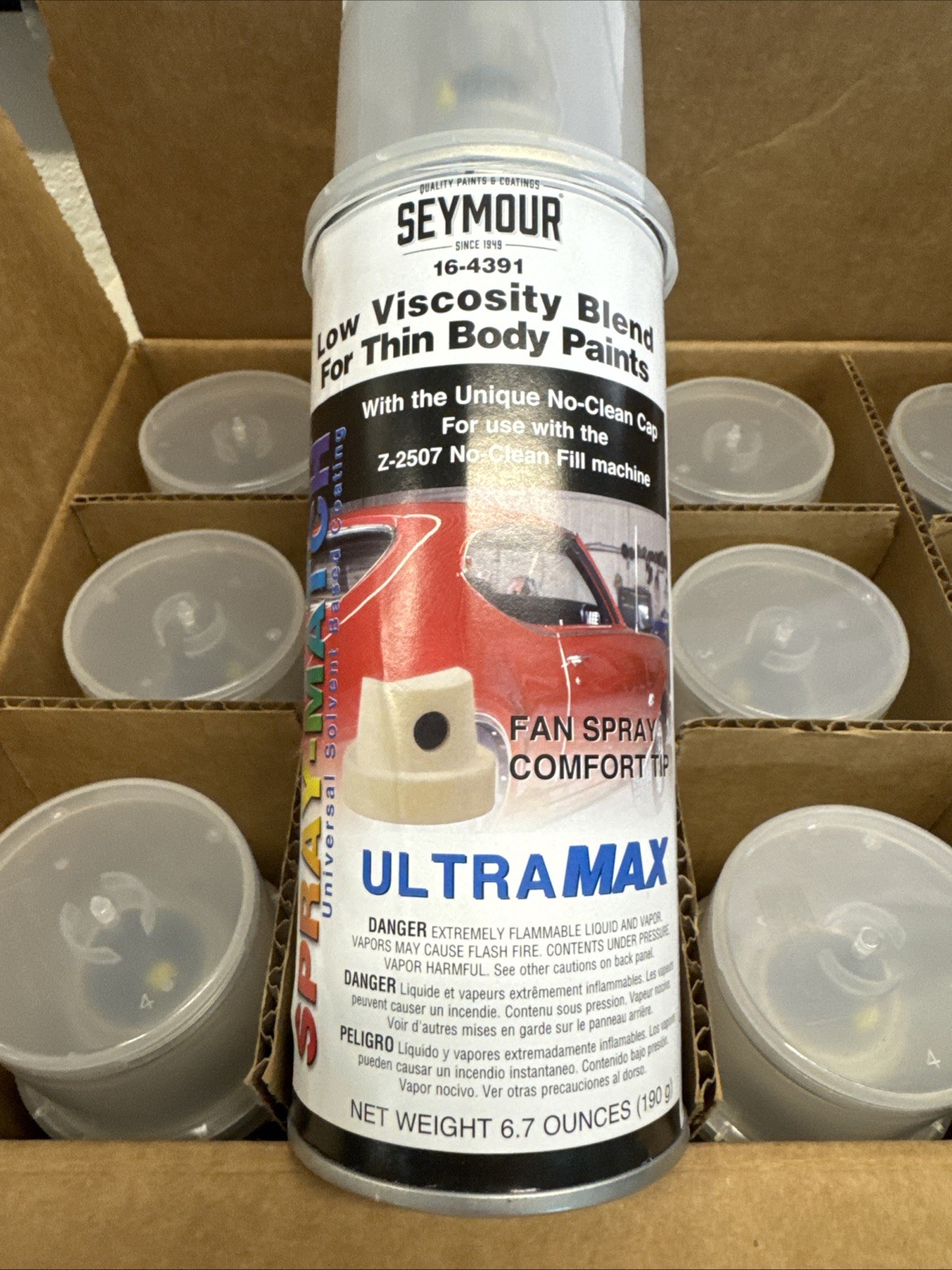 LOT OF 12 ~ Seymour Paint 16-4391 No Clean Low Viscosity UltraMax Solvent Blend