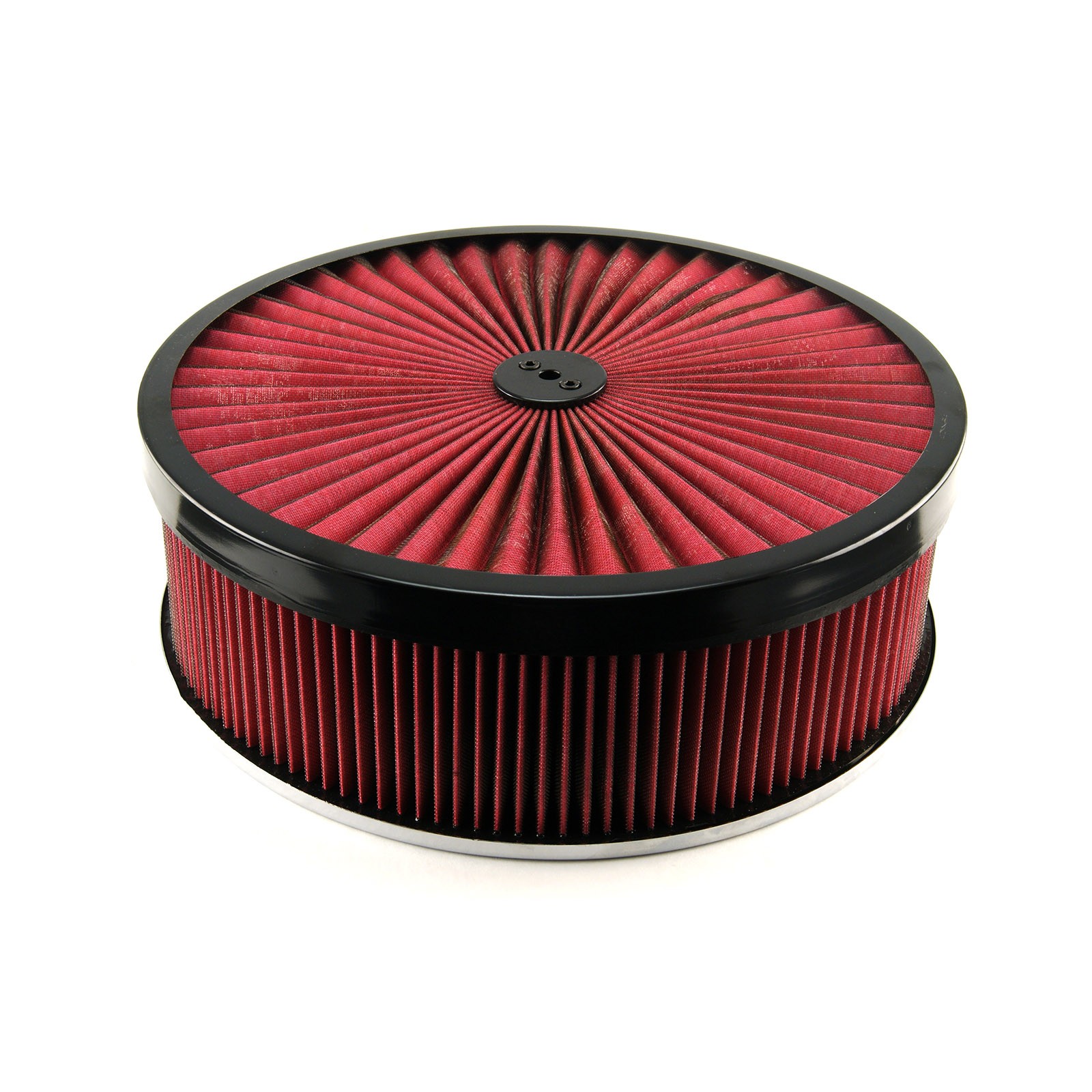 14" x 4" Washable Element Extreme Top w/Black Ring Dropped Base Air Cleaner Kit