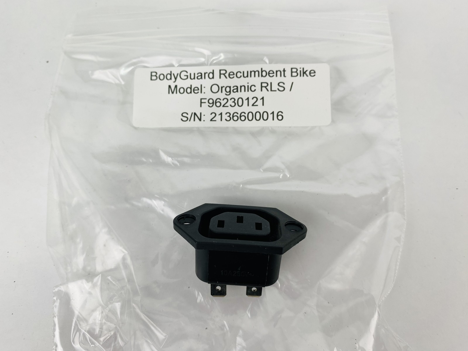 Bodyguard Organic LS Treadmill Power Entry Socket Input Module (PP509)