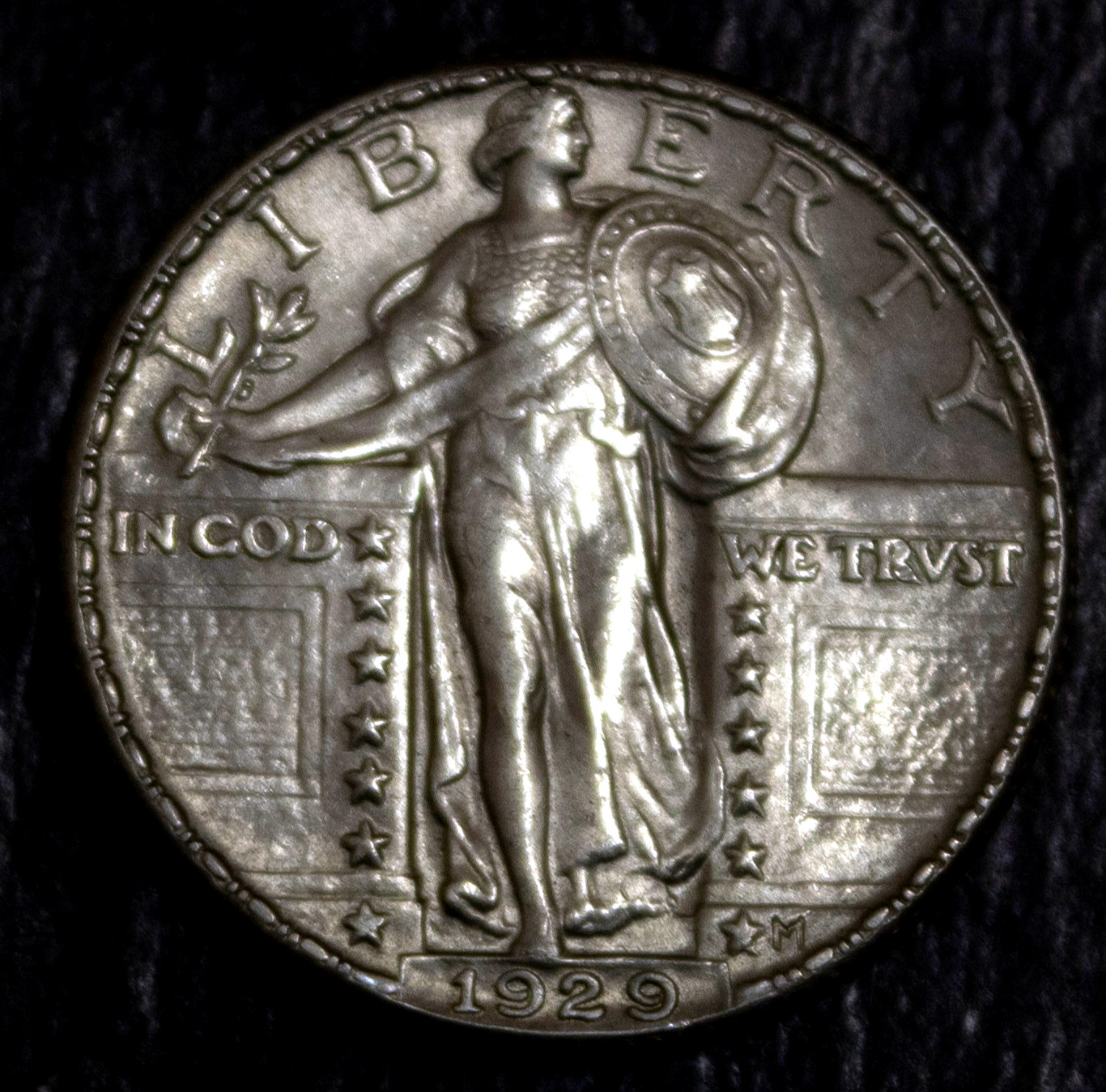 1929 Standing Liberty Quarter Slider BU Nice!!!............Lot 6143