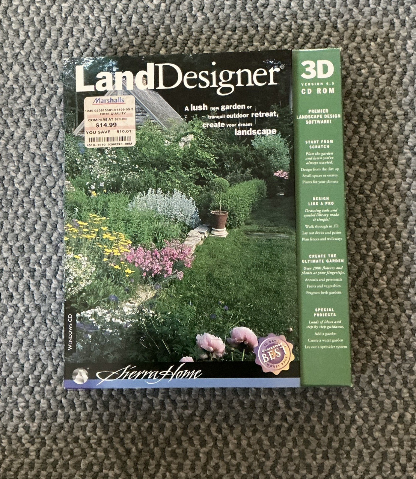 Sierra Home Land Designer 3D Version 4.0 .  1996 Vintage