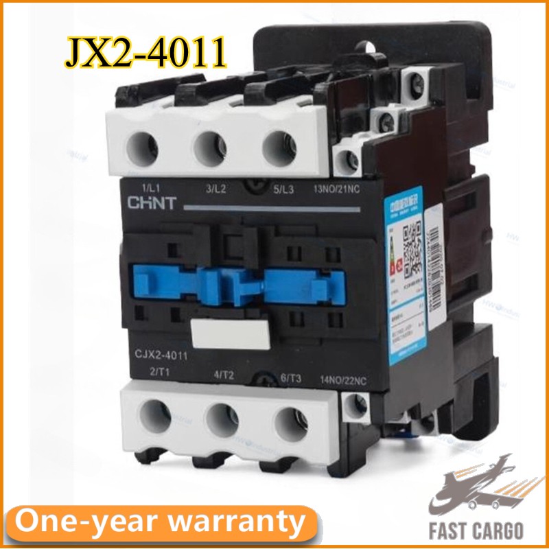 1PCS CJX2-4011 CJX24011 AC110V AC220V AC380V NEW CHNT AC Contactor fast shipping