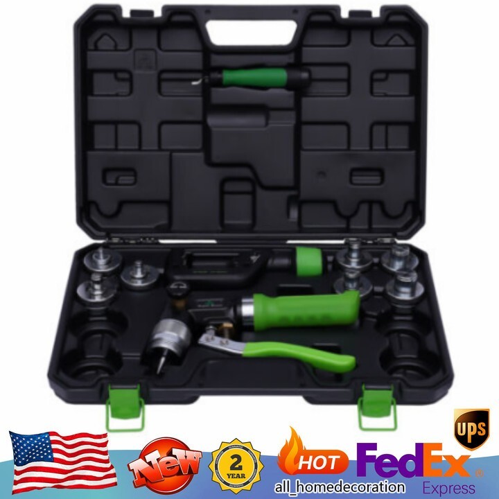 Hydraulic Tube Expander CNC 3/8"-1-1/8" Tube Hydraulic Swaging HVAC Tool Kit