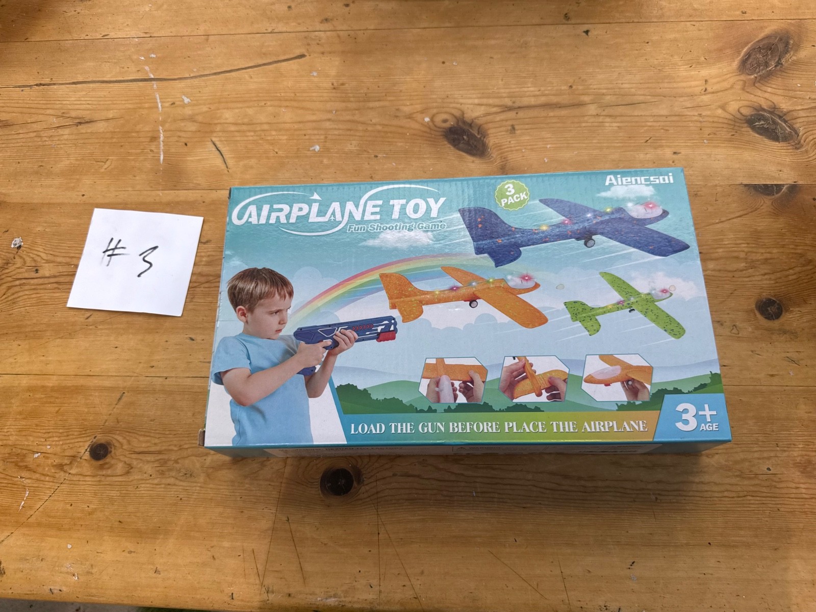 3 Pack Airplane Launcher Toy, NEW #3