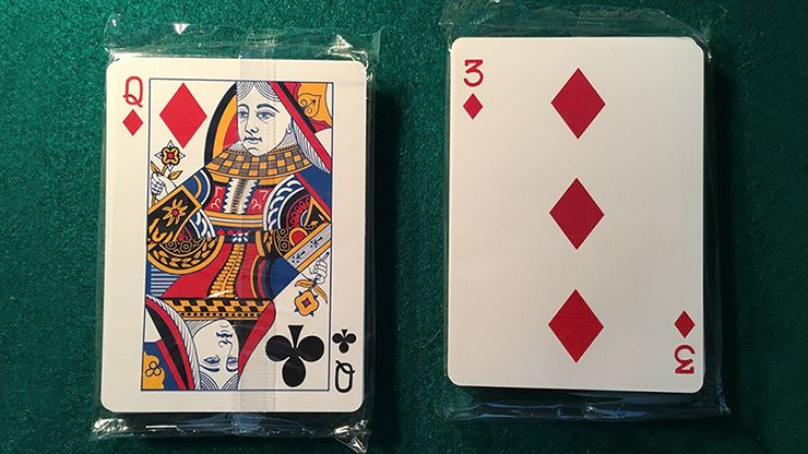 SUPERIOR GAFF SET (27 CARDS) PLAYING CARDS BY EXPERT PCC MAGIC TRICKS POKER SIZE