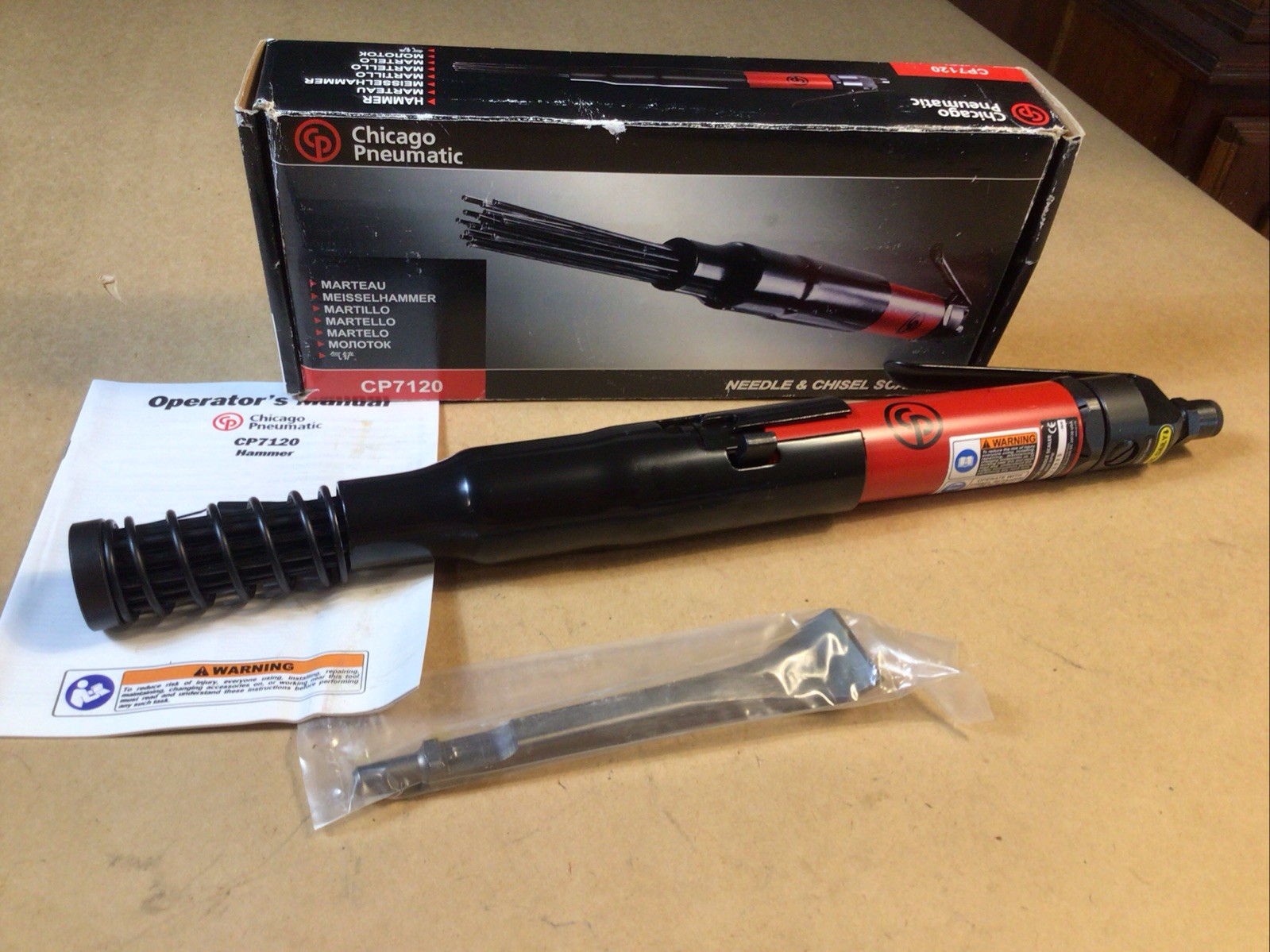 Chicago Pneumatic CP7120 Needle Scaler / Chipper Hammer