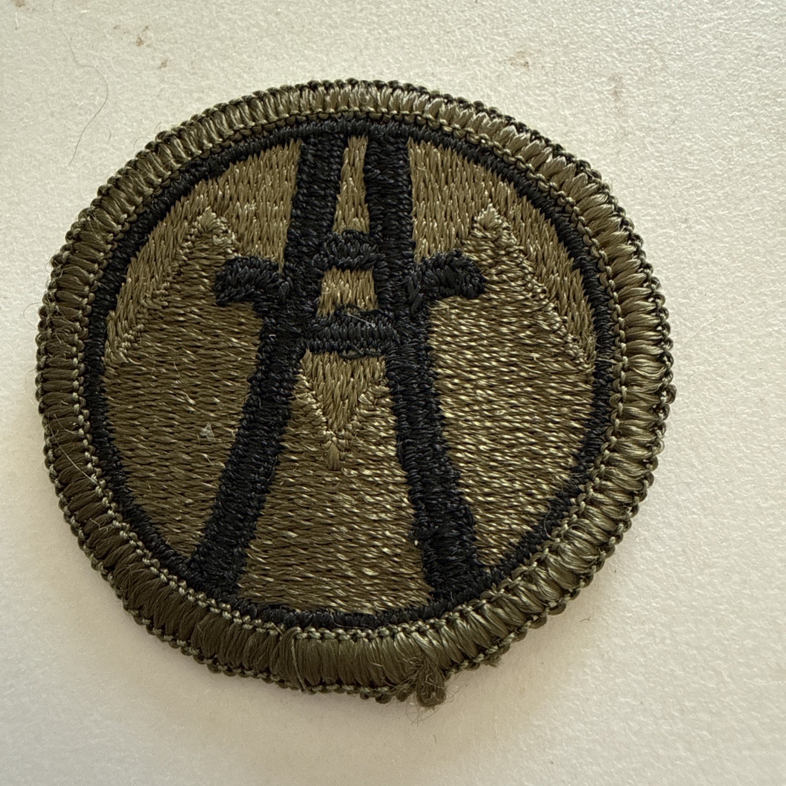 US Army 2nd Logistics Command Green BDU Shoulder Patch Korean War era #819