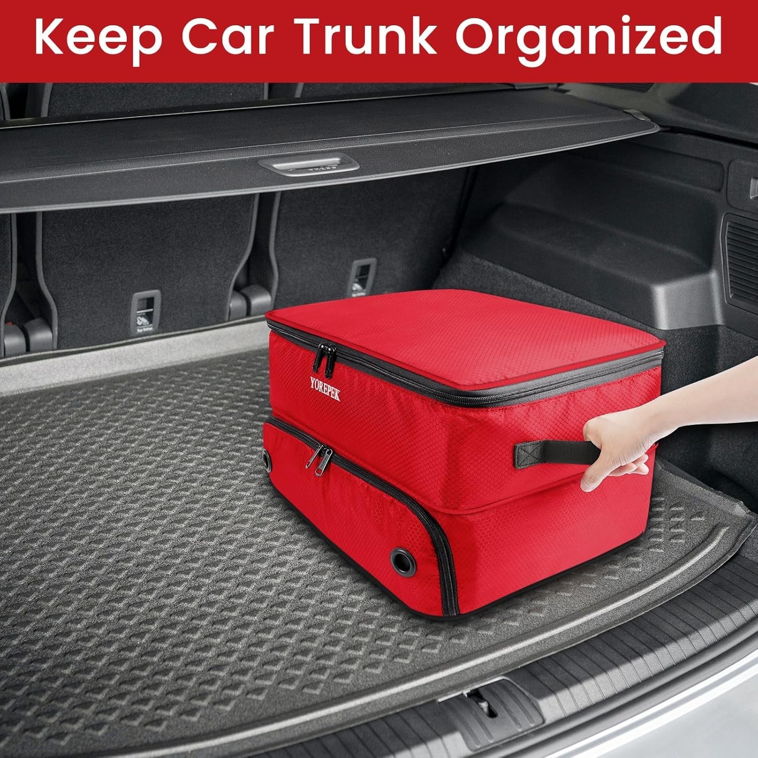 Adjustable Golf Trunk Organizer - Ideal Gifts for Golfers, Space-saving Design