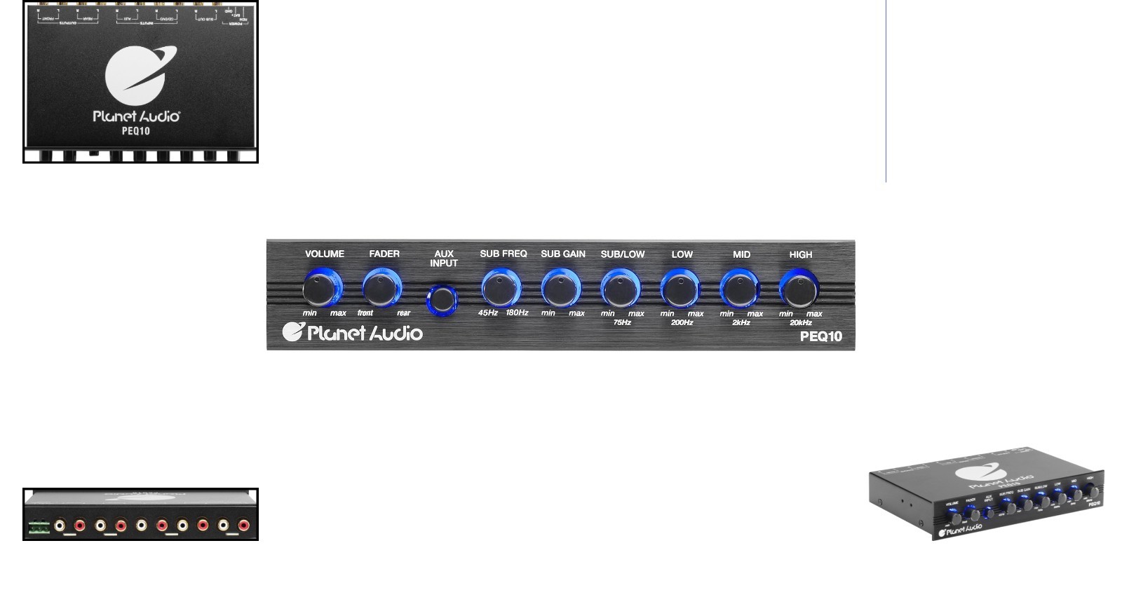 Car Audio Equalizer with 4 Fixed Bands & Adjustable Filters for Ultimate Sound