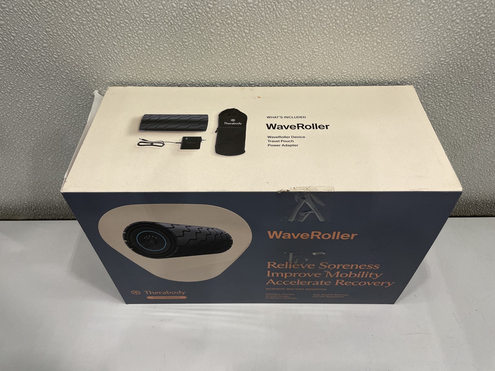 Theragun Smart Vibrating Therapy Foam Roller - Black