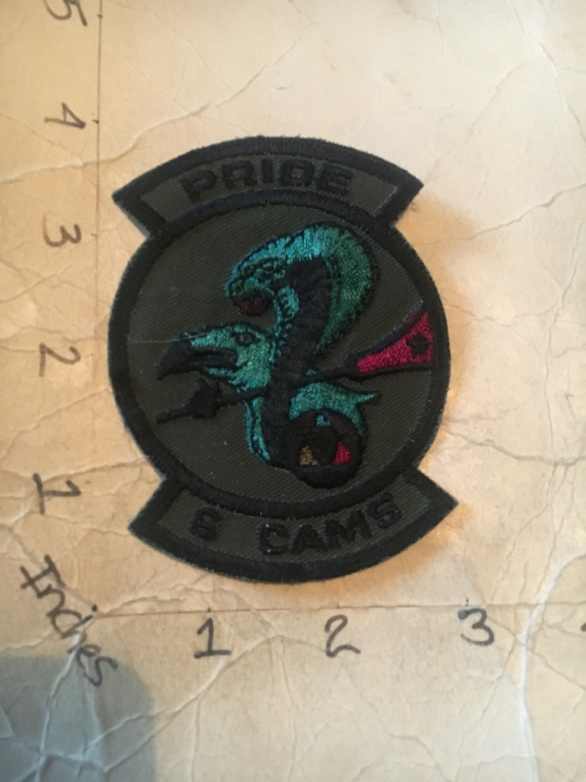 USAF  6th CAMS Squadron subdued patch 7/12/25