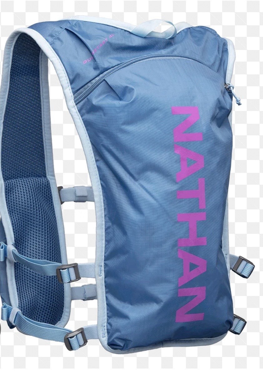 Nathan QuickStart 4L Lightweight Running Hydration Pack 1.5L Blue One Size