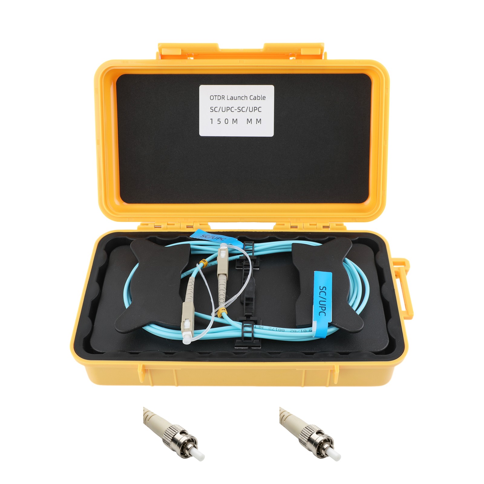 Fiber Optic Test Tool OTDR Launch Cable Boxs Multimode (OM2) ST/UPC-ST/UPC