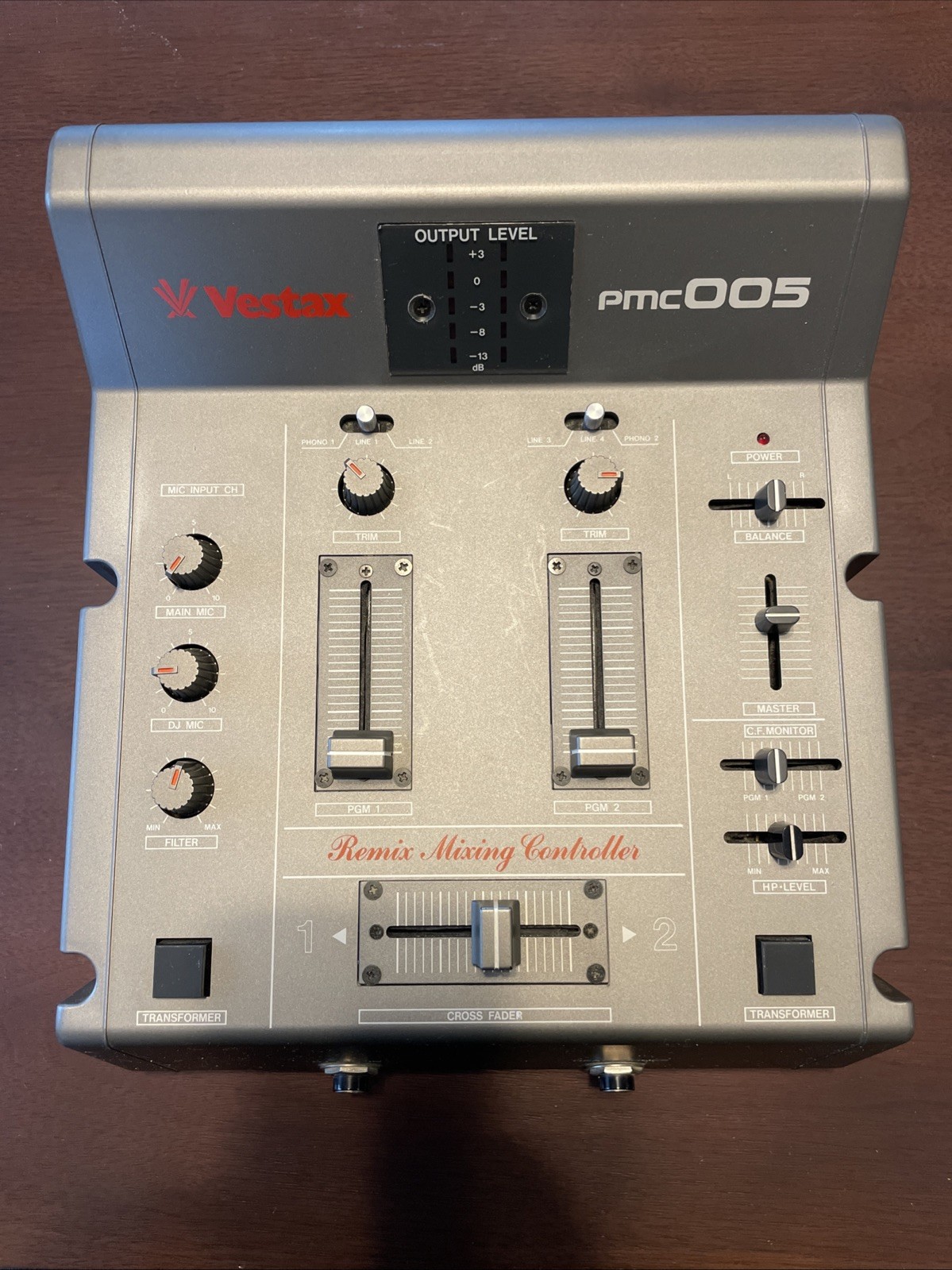 Vintage Vestax PMC005 DJ Mixer Tested Working